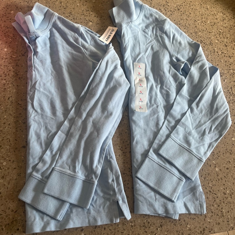 Old Navy Kids Sky Blue uniform for girls 10/12 New